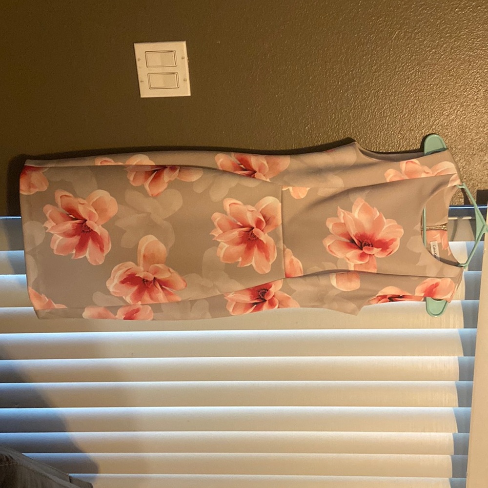 Calvin Klein Floral Business Professional Dress Size 8